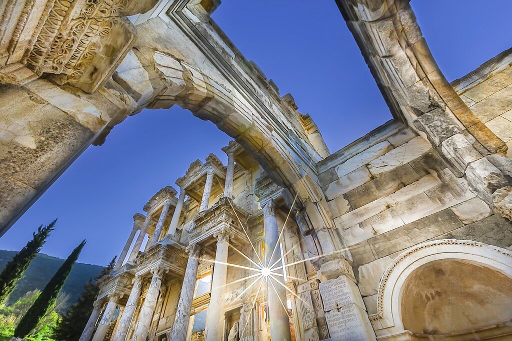 Explore the Ancient Ruins of Ephesus including the Library of Celsus