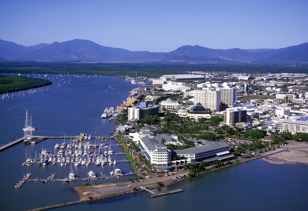 Aerial view of Cairns