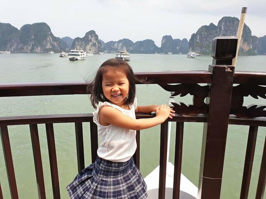 Continue Exploring Halong Bay in a Family-Friendly Way