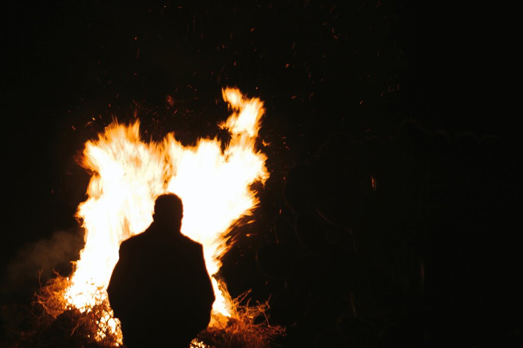 Take in the experience around the fire