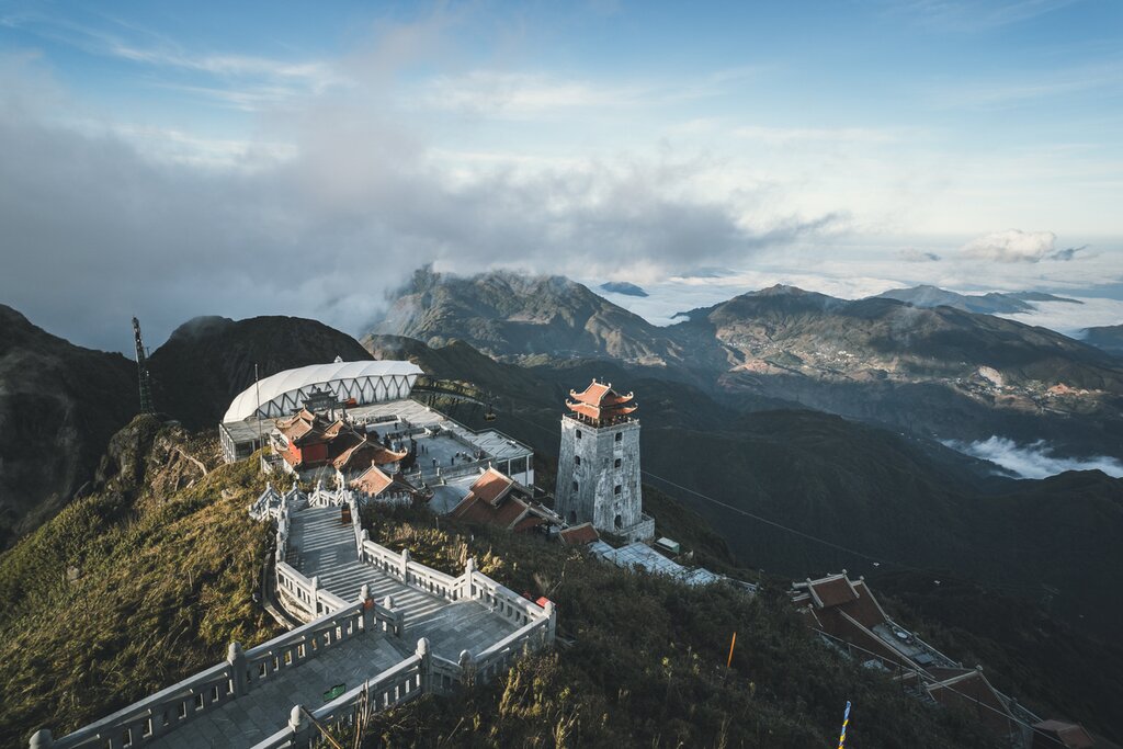 Ascend Mount Fansipan, Vietnam's highest mountain, via cable car