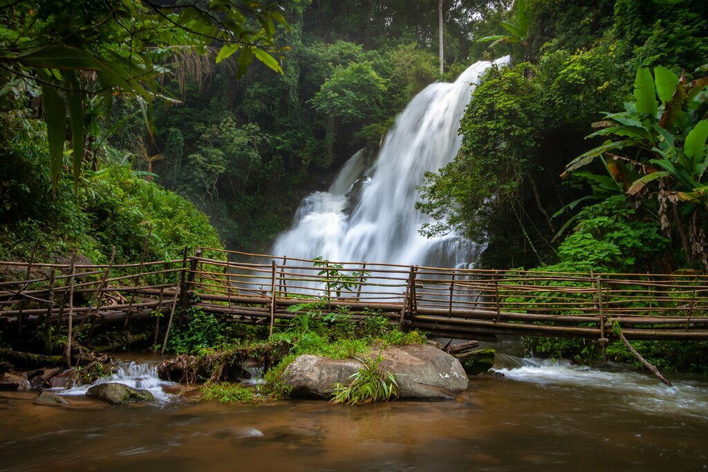 Refresh with a dip in the Pa Dok Siew Waterfall, Chiang Mai