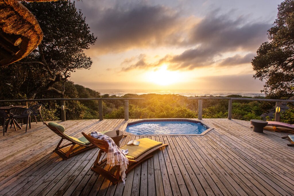 Finish the trip with four nights at a secluded beach resort on the Indian Ocean (photo courtesy of Thonga Beach Lodge)
