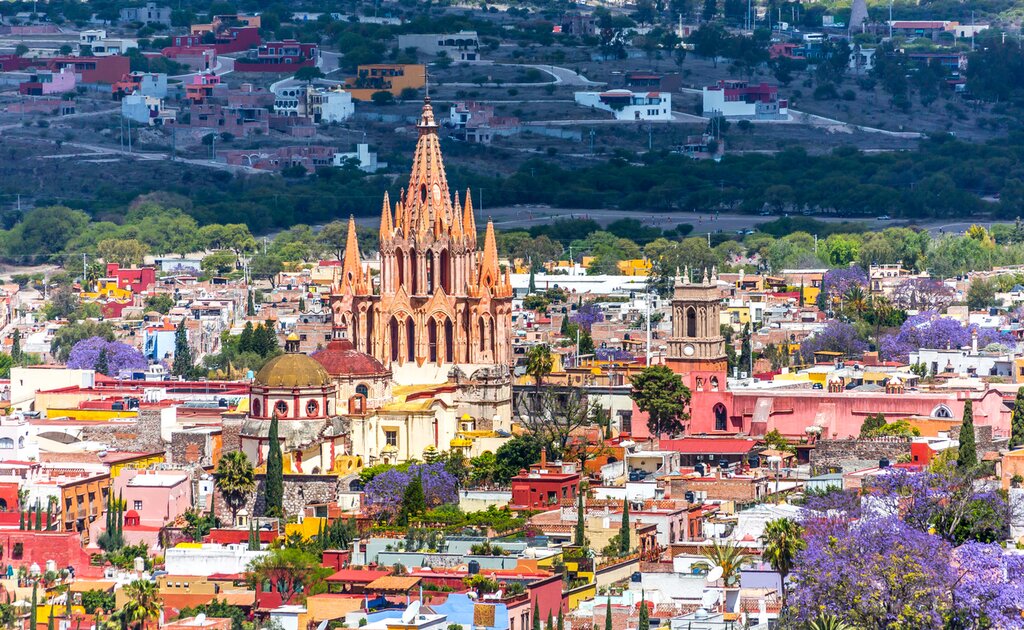 City scape of Mexicos San Miguel de Allende