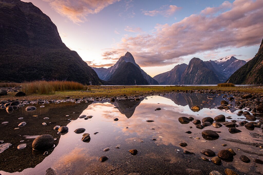 The world-famous Milford Sound
