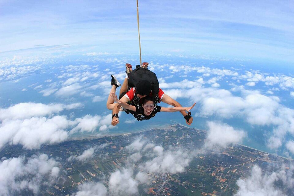 Skydiving in Thailand!
