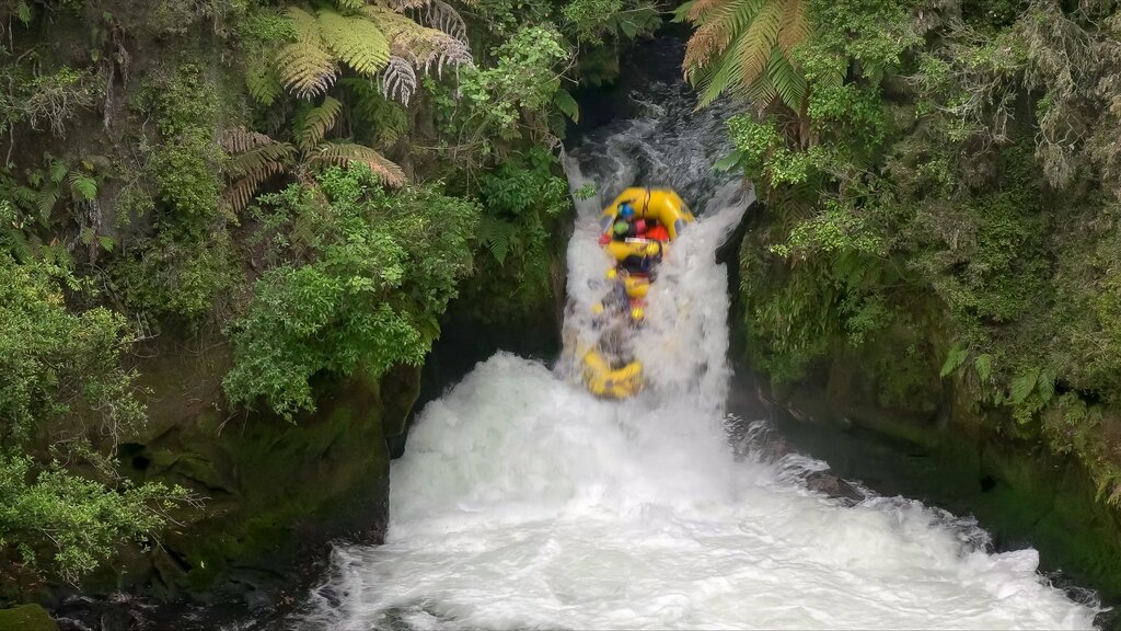 White water rafting at Tutea Falls