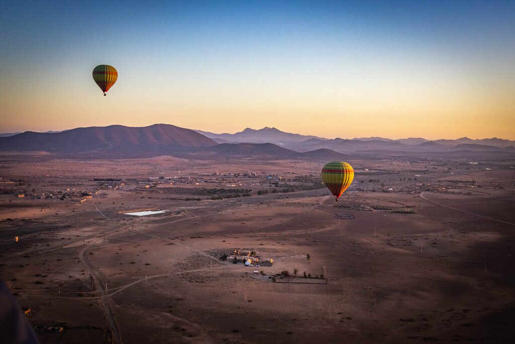 Soaring over Marrakech