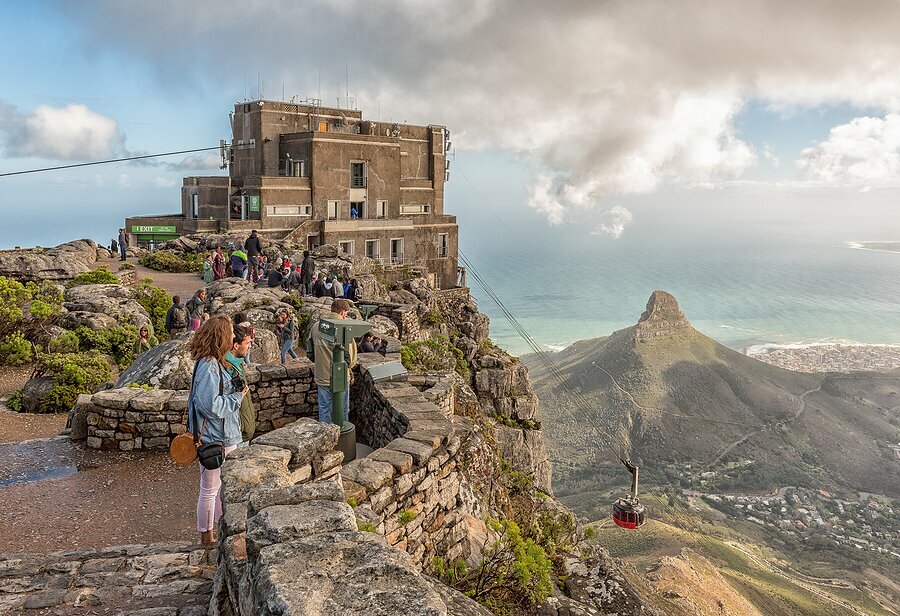 Cable car to Table Mountain
