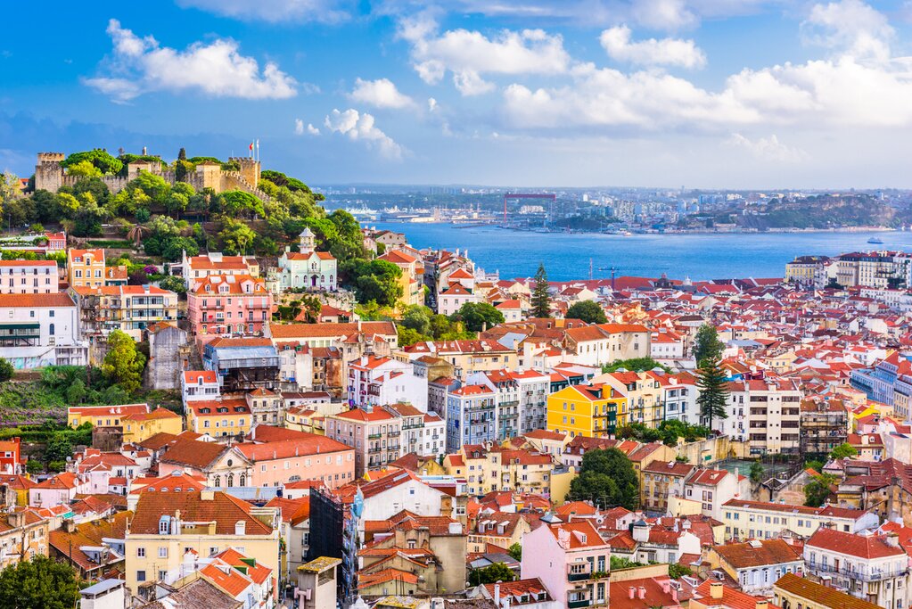 Panoramic view of Lisbon