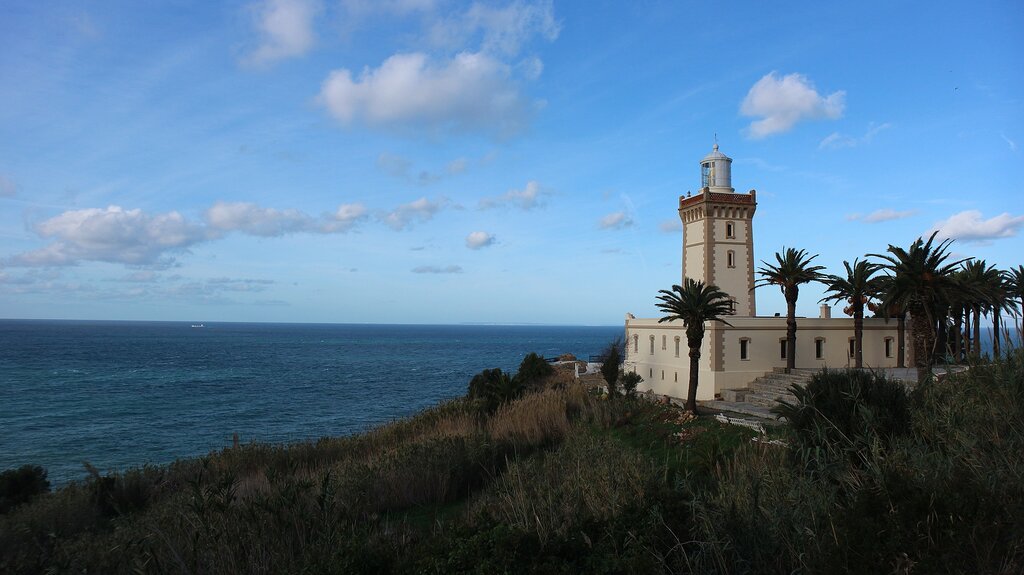 Scenic view of the lighthouse at Cap Spartel
