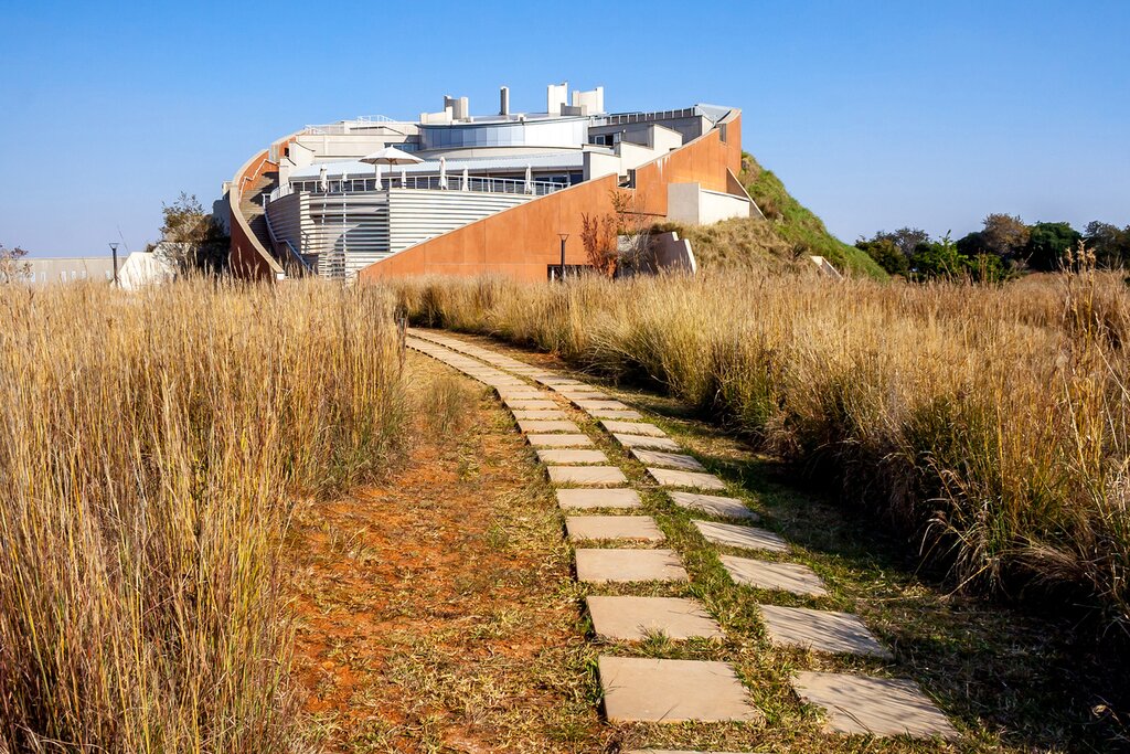 A view of the Maropeng Visitor Center