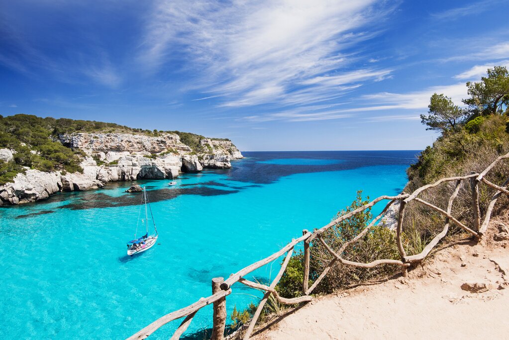 Enjoy a private sailing trip to explore Menorca's marine life