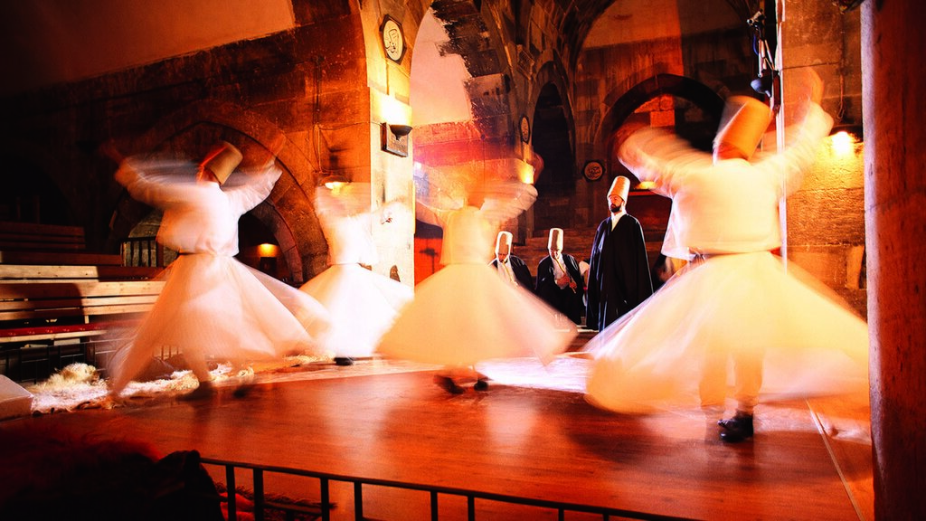 Whirling Dervish Ceremony at Saruhan Caravansarai