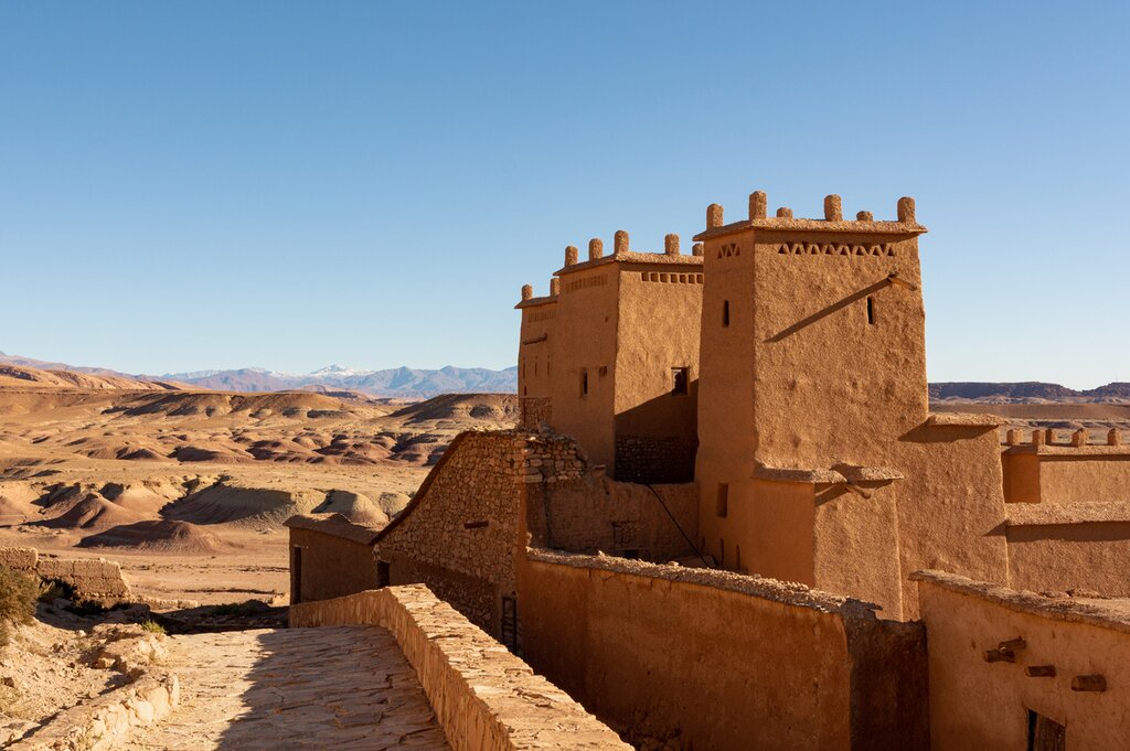 Aït Benhaddou is a place where scenes for popular movies were filmed