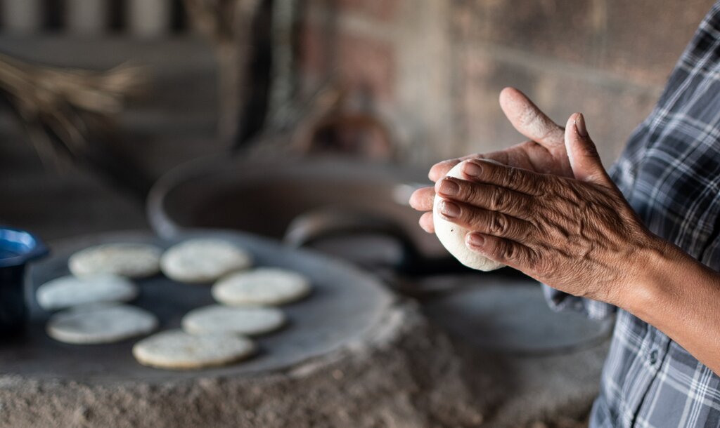 Millenary corn in Huatulco