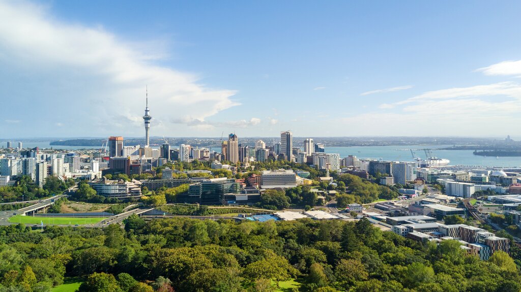 Panoramic view of Auckland