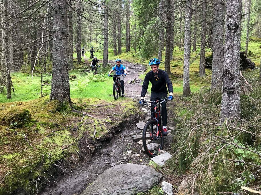 mountain biking in the Voss area