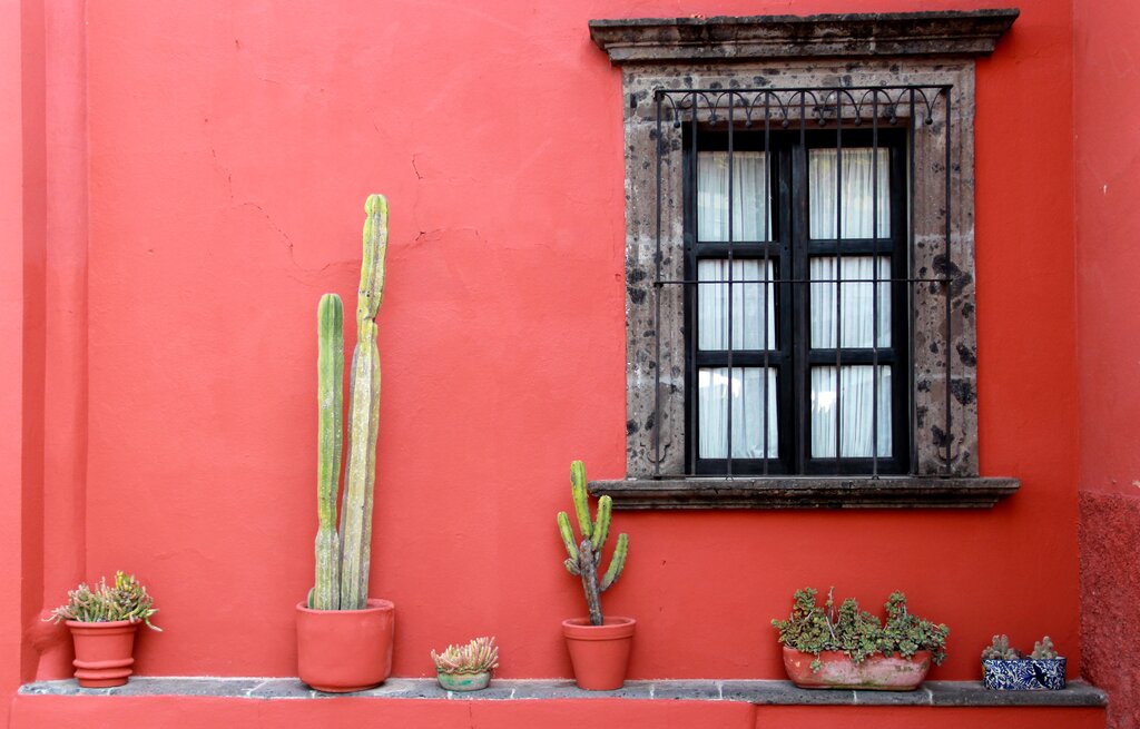 Colorful house in San Miguel de Allende