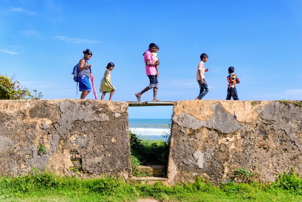 Follow a treasure hunt through the historic corners of Galle