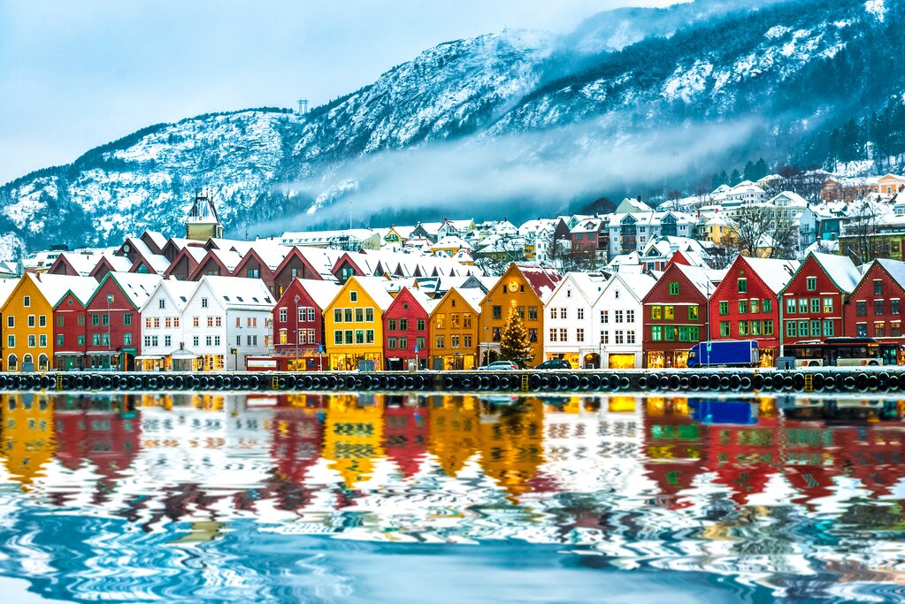 Bergen in winter