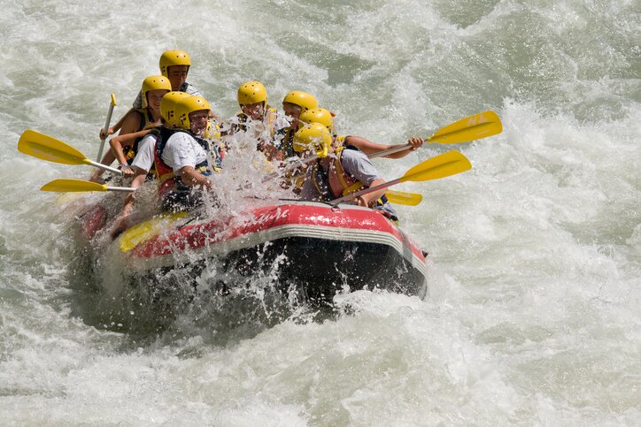 Water Rafting in River Nile