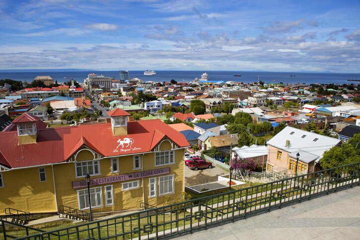 The charming coastal town of Punta Arenas