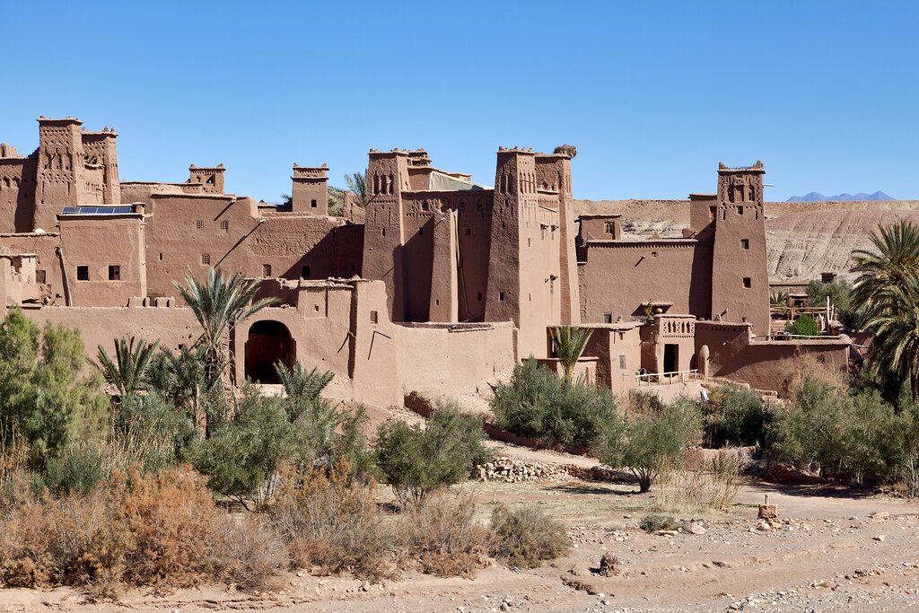 Aït Benhaddou, an ighrem (fortified village) in Ounila Valley