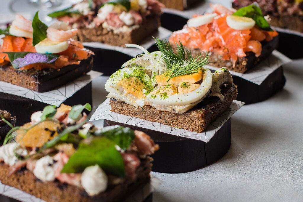 Danish Smørrebrød (open-faced sandwiches)