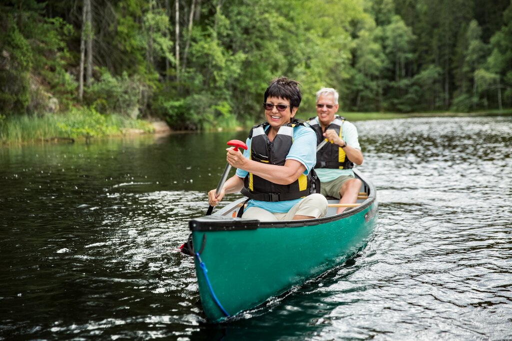 Explore Lapland's scenery by canoe