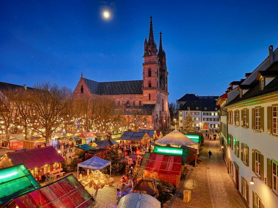 Basel comes alive with Christmas markets during the holiday season
