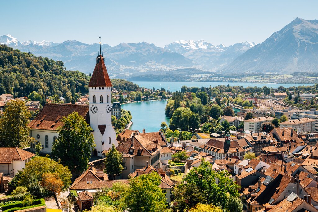 Take a day trip to the exquisite Alpine town of Thun