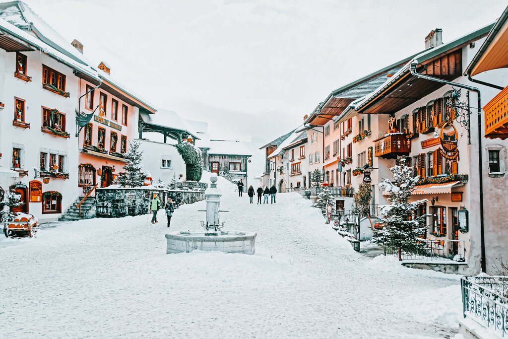 Gruyères in winter