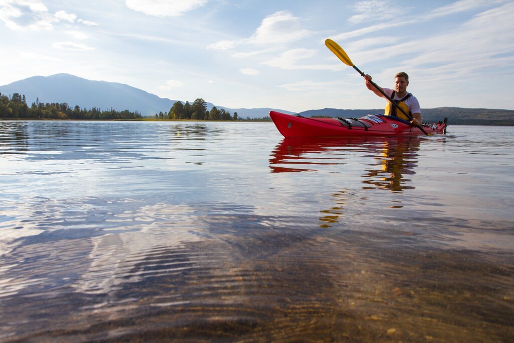 Kayaking in Luleå