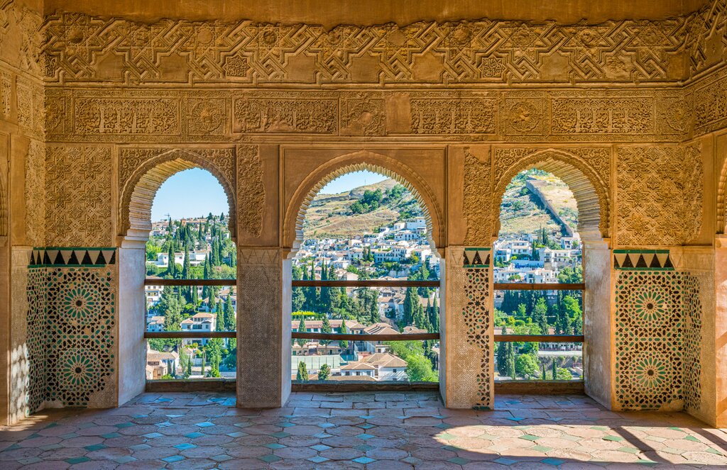A view over Granada from the magnificent Alhambra