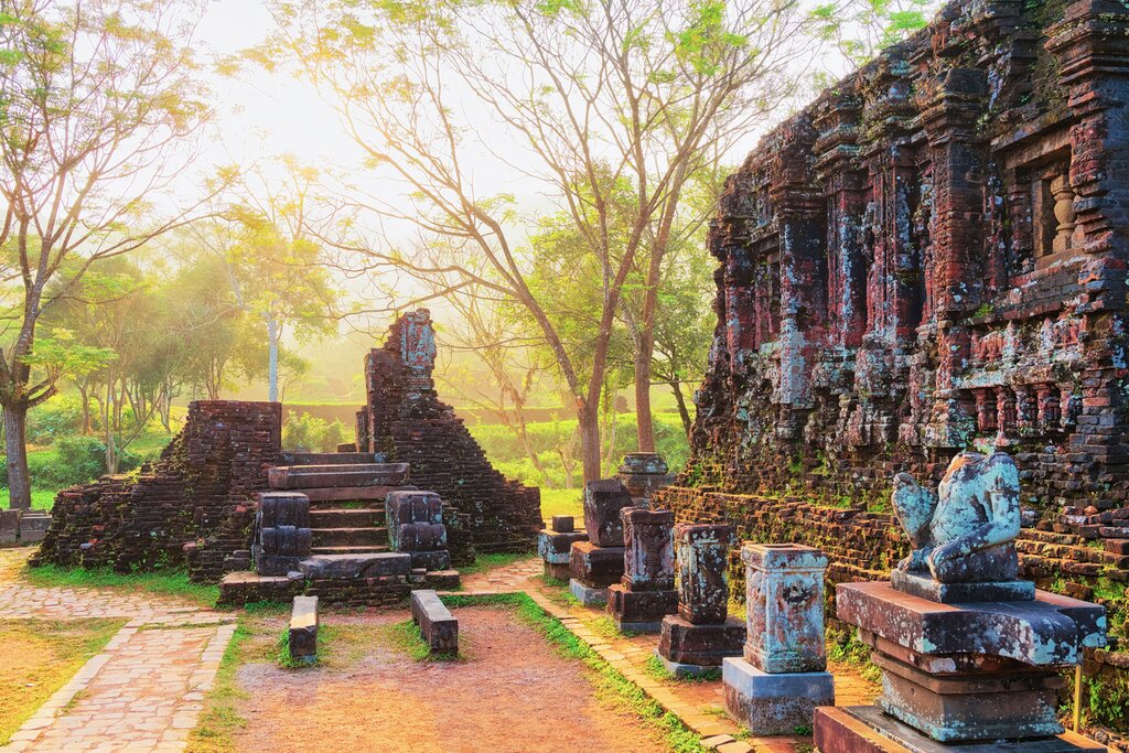 Check off some of Southeast Asia's greatest UNESCO-listed sites, like the ancient My Son Sanctuary in Vietnam