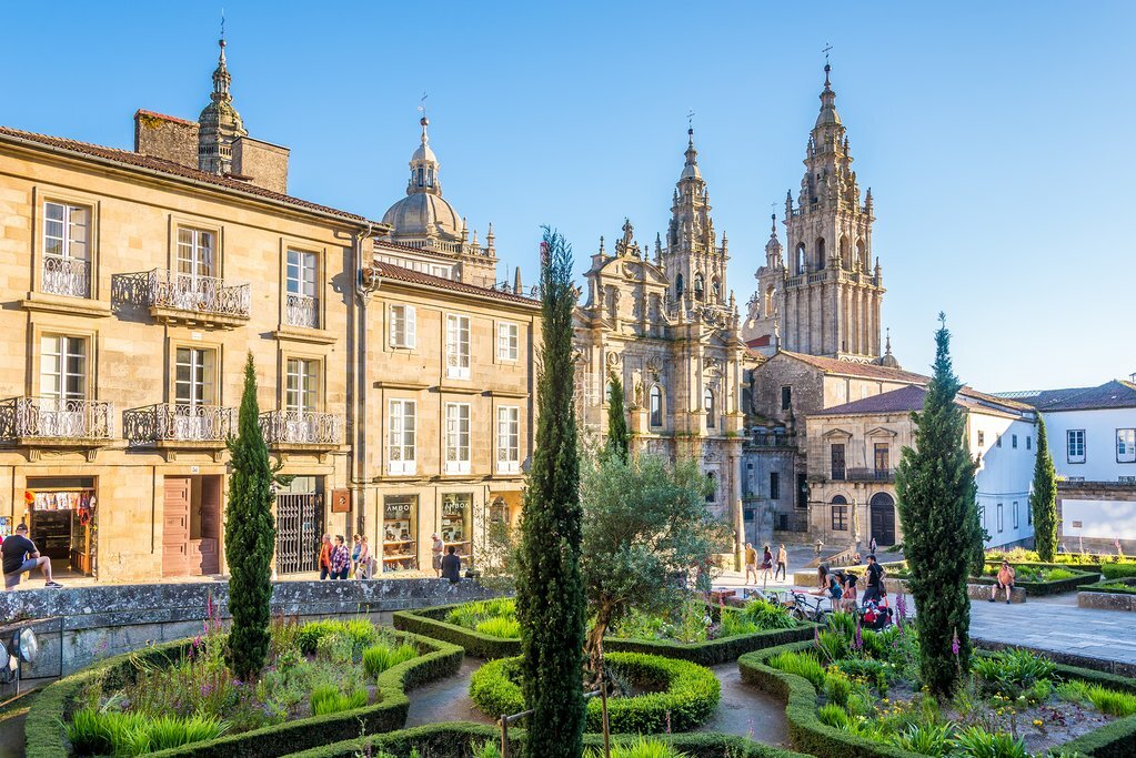 Santiago's famous cathedral