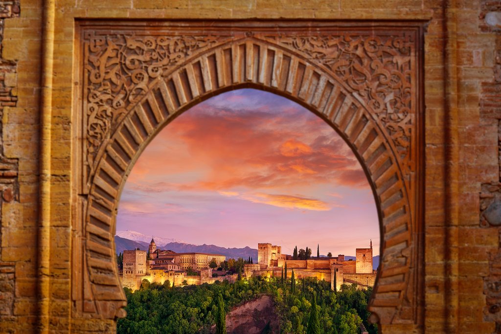 The Alhambra in Granada Spain