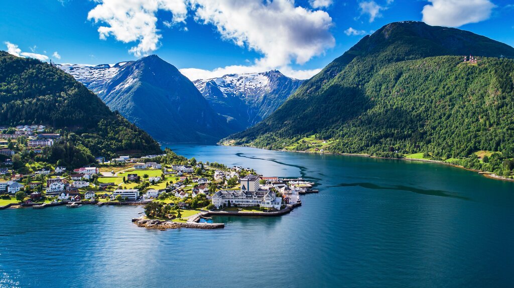 The village of Balestrand is a prime spot for hiking
