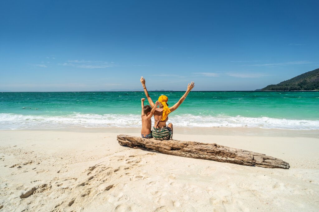 Enjoy a day of beach relaxation on the Phi Phi Islands