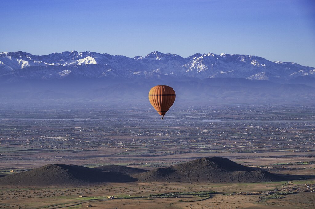 Rise with the Sun: A Majestic Hot Air Balloon Adventure over Marrakech