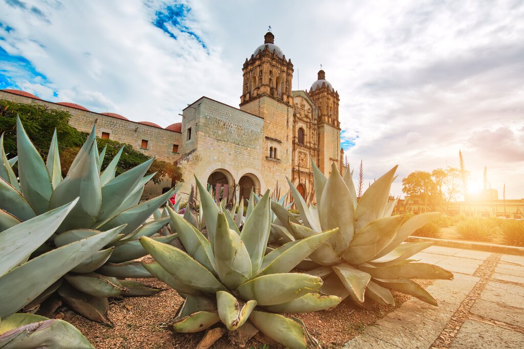 You can't miss the Santo Domingo Cathedral in downtown Oaxaca City