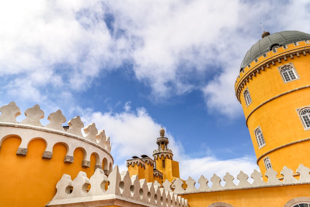 Sintra's hilltop setting near Lisbon