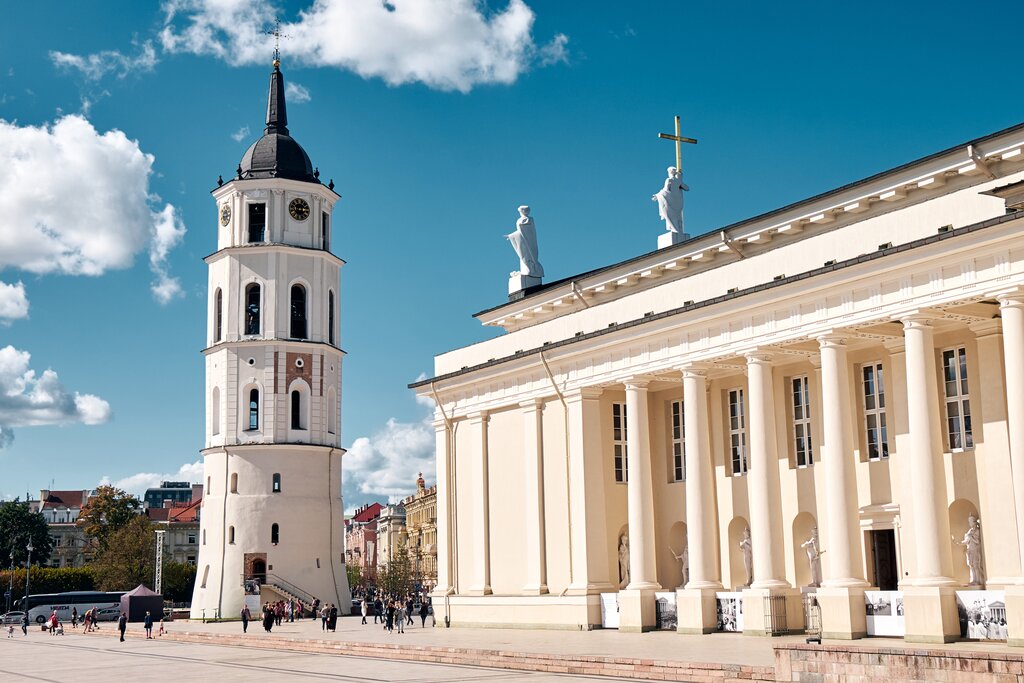 Vilnius Cathedral and its bell tower