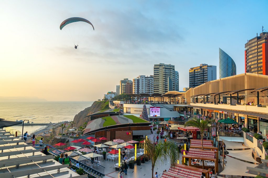 Larcomar mall in Lima