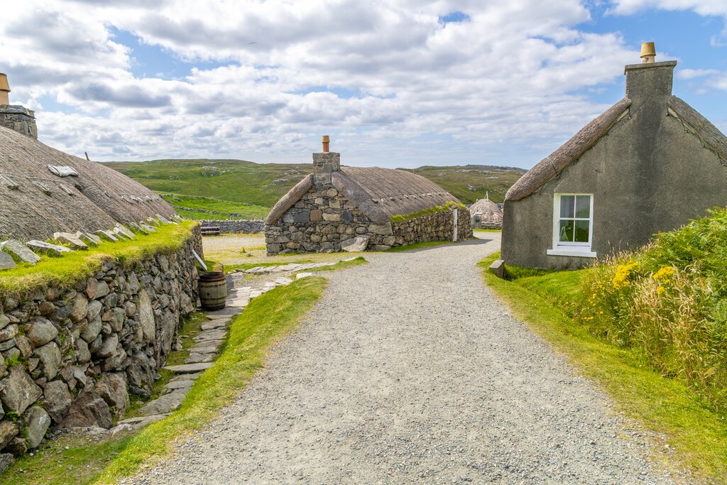 Blackhouse village on Lewis