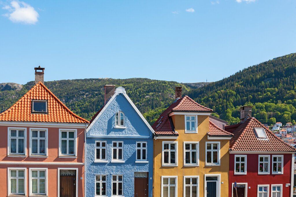 Your two-week grand tour winds down in Bergen, Norway's historic waterfront city
