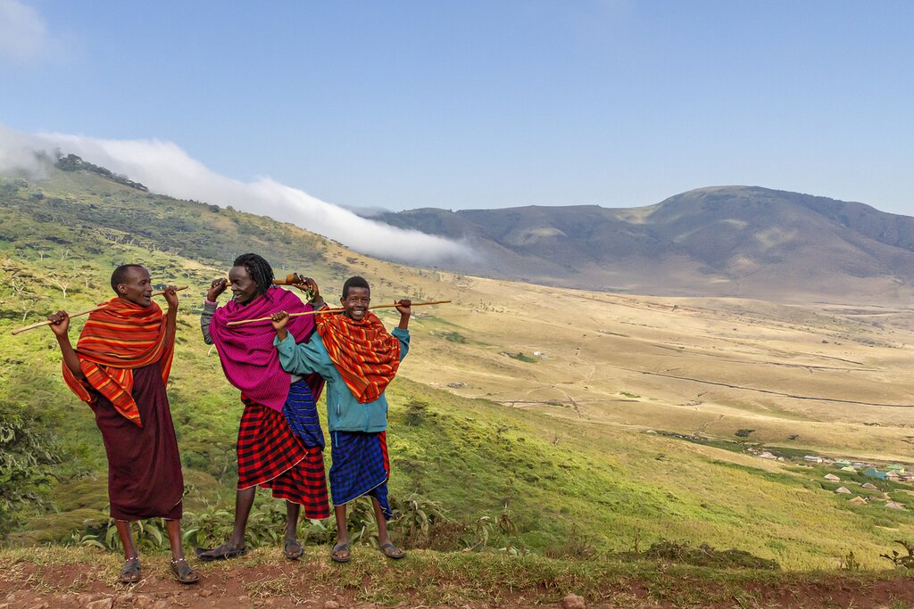 Set out across the Ngorongoro Crater on wildlife safaris and cultural immersions