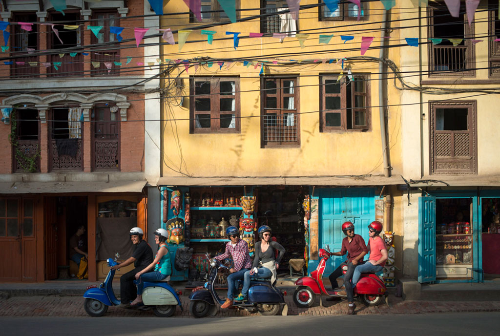 Vespa Valley tours, Kathmandu