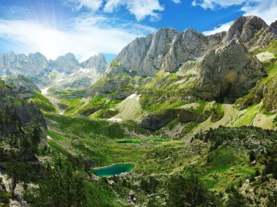 Lakes in Albanian Alps